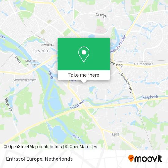 Entrasol Europe map