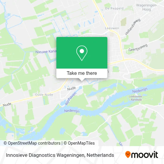 Innosieve Diagnostics Wageningen map