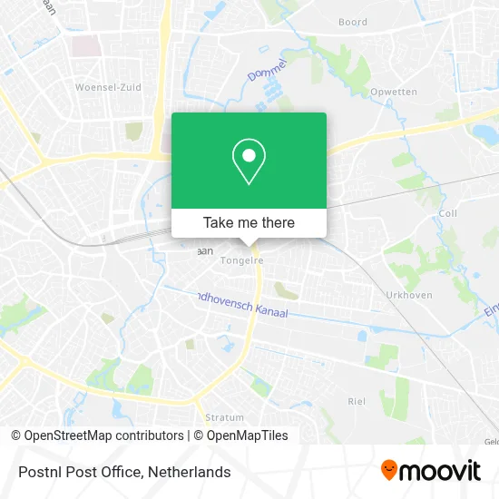 Postnl Post Office map