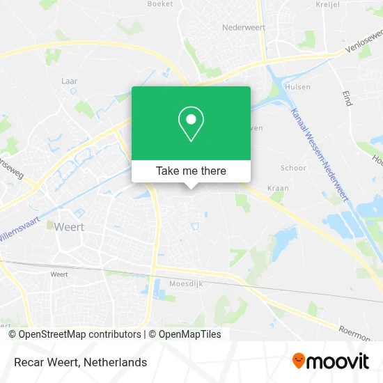 Recar Weert map