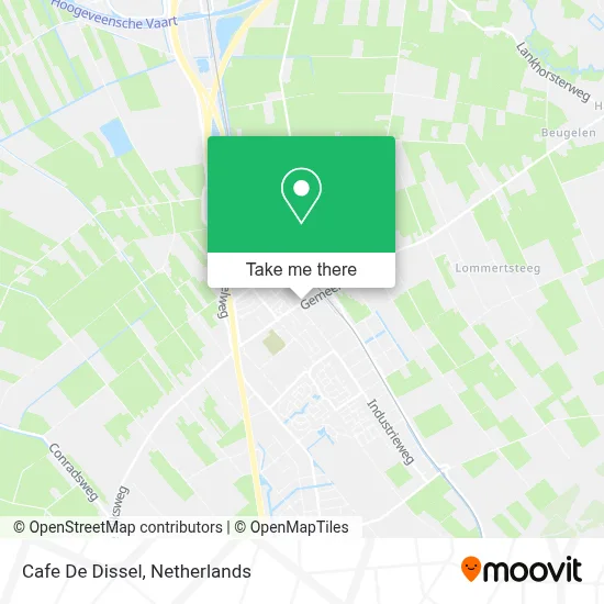 Cafe De Dissel map