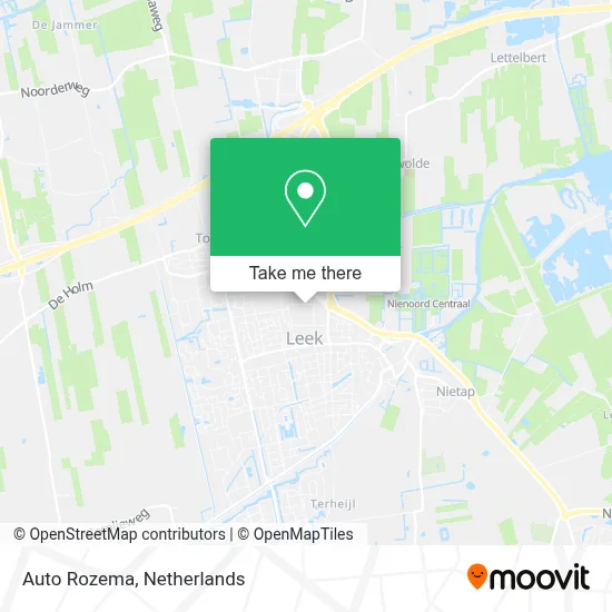 Auto Rozema Karte
