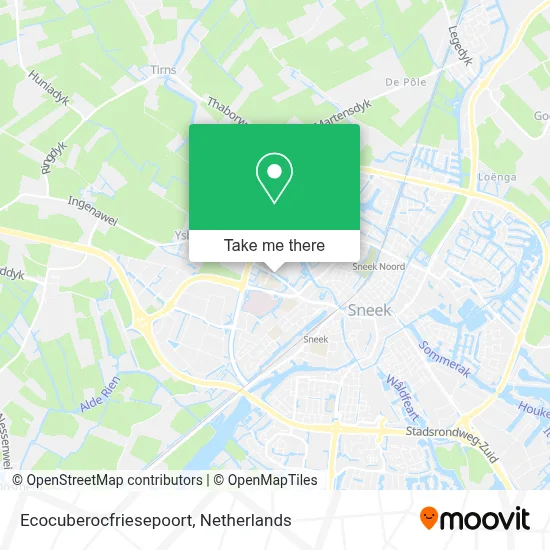 Ecocuberocfriesepoort map