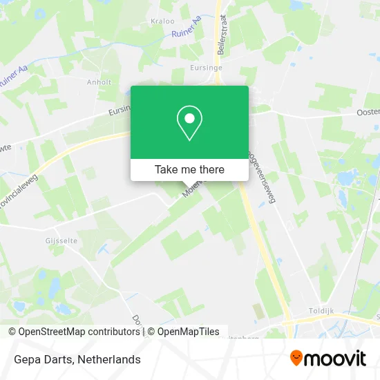 Gepa Darts map