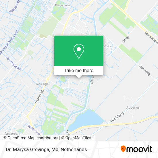 Dr. Marysa Grevinga, Md map