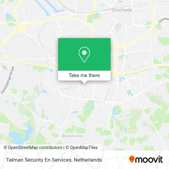 Talman Security En Services map