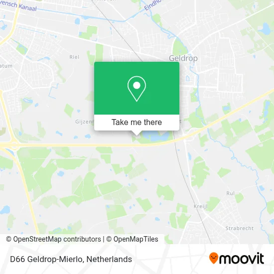 D66 Geldrop-Mierlo Karte