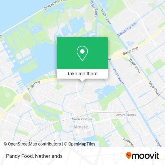 Pandy Food map