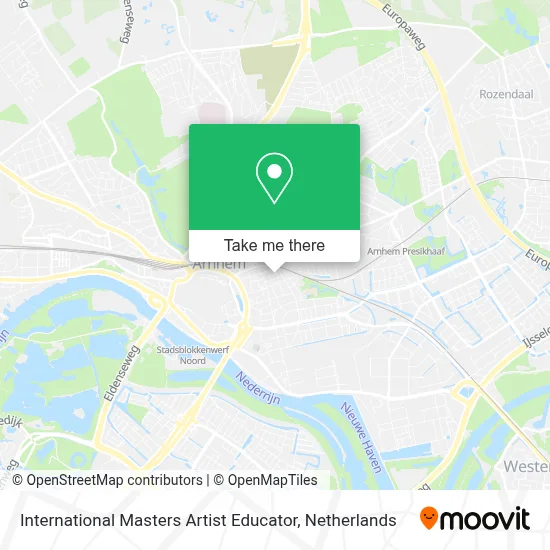 International Masters Artist Educator map