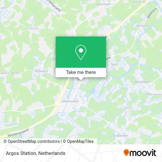 Argos Station map