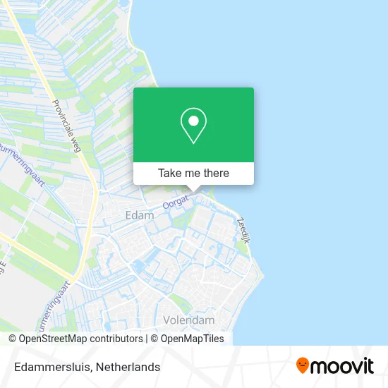 Edammersluis map