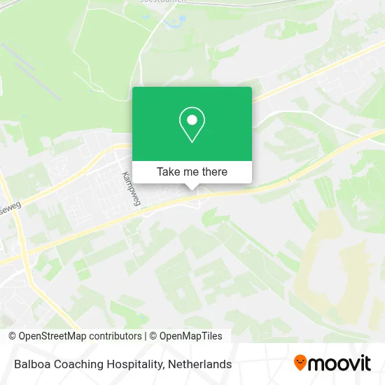 Balboa Coaching Hospitality map