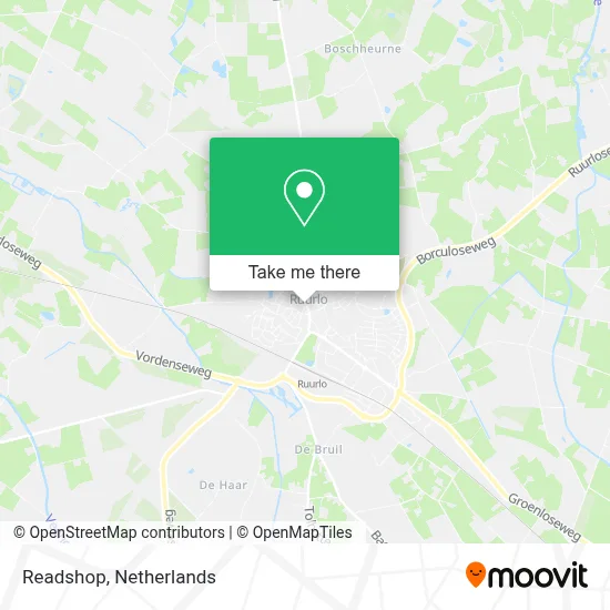 Readshop map