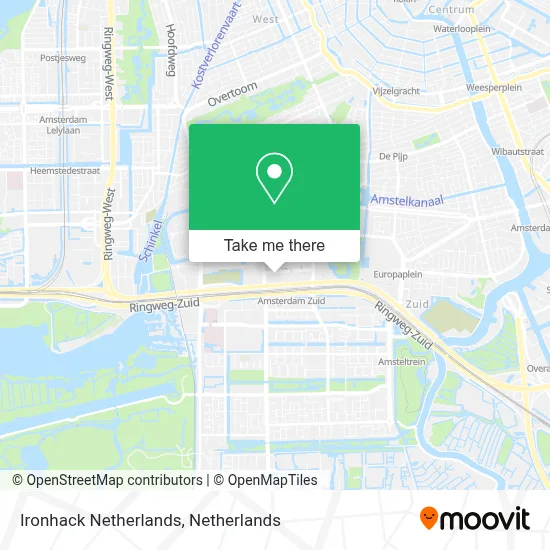 Ironhack Netherlands map