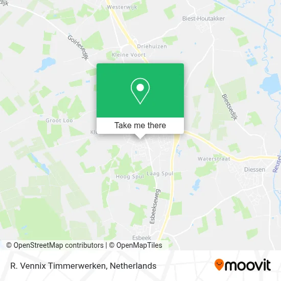 R. Vennix Timmerwerken map