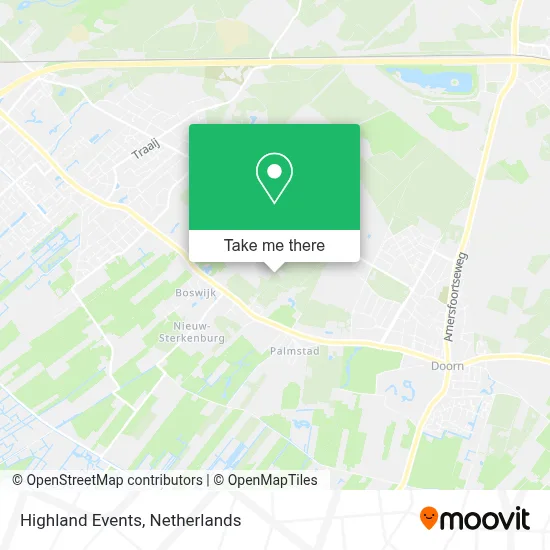 Highland Events map