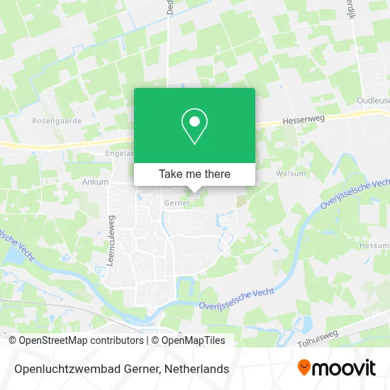 Openluchtzwembad Gerner map