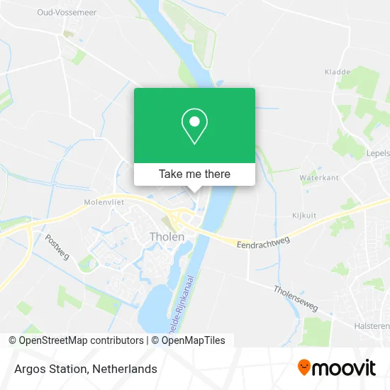 Argos Station map