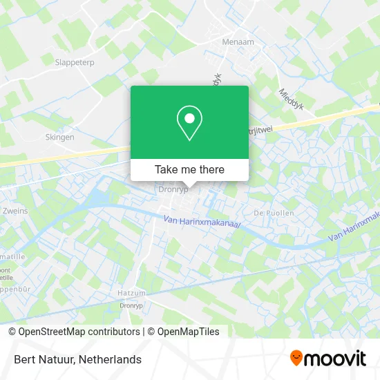 Bert Natuur map