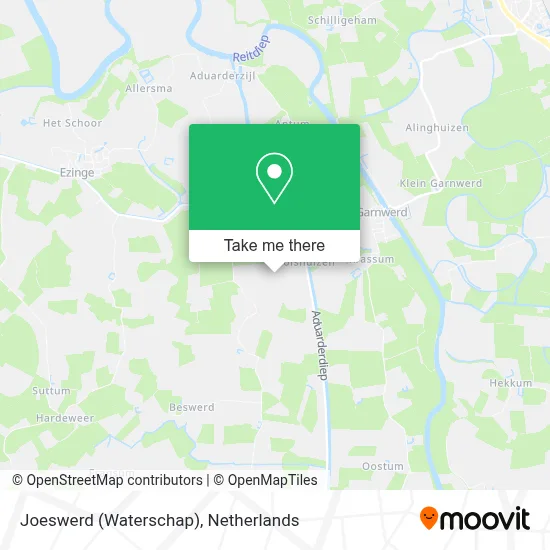 Joeswerd (Waterschap) map