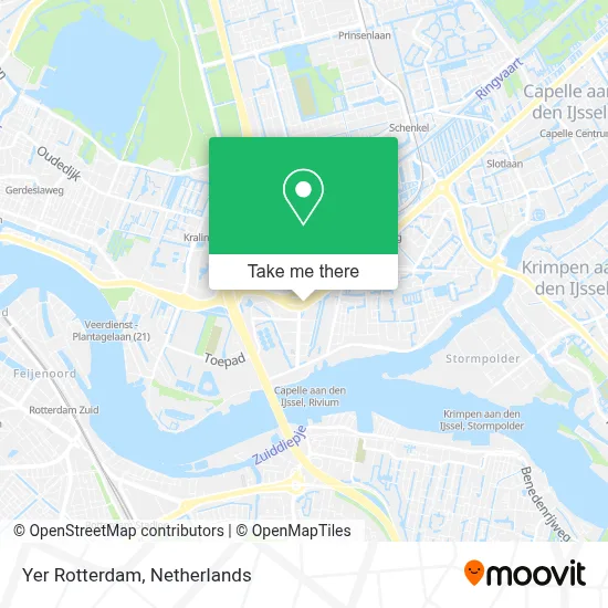 Yer Rotterdam map