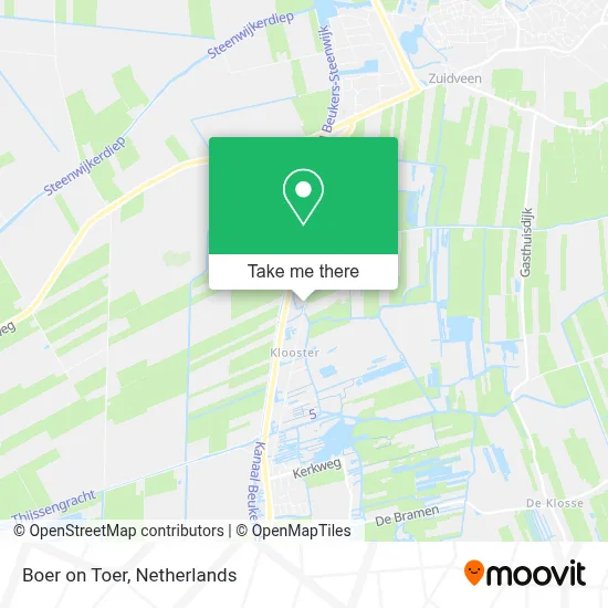 Boer on Toer map