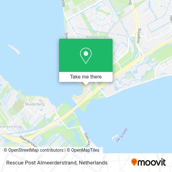 Rescue Post Almeerderstrand map