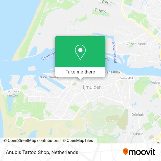 Anubis Tattoo Shop map