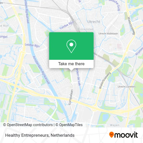 Healthy Entrepreneurs map