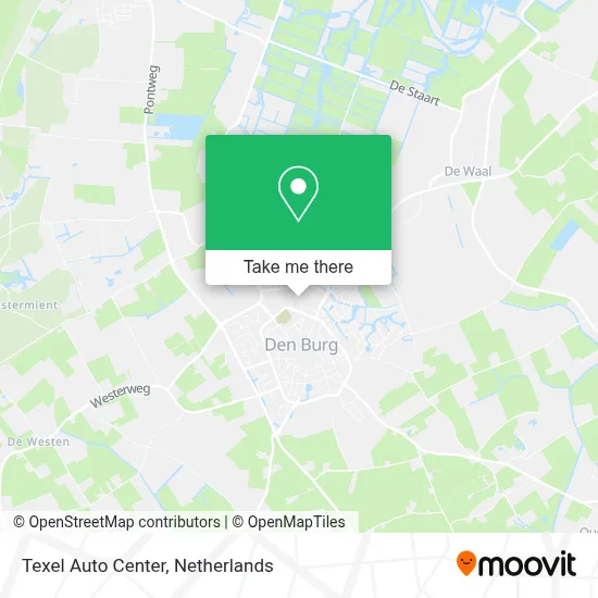Texelse Autocentrale map