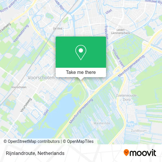Rijnlandroute map