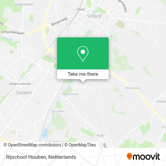 Rijschool Houben Karte