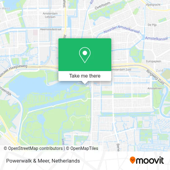 Powerwalk & Meer map