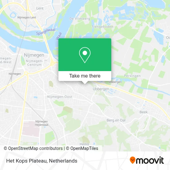 Het Kops Plateau map