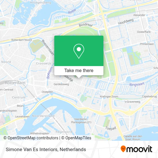 Simone Van Es Interiors map