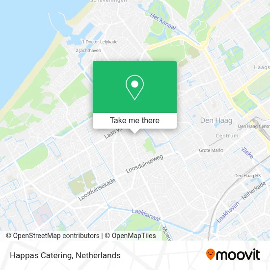 Happas Catering map