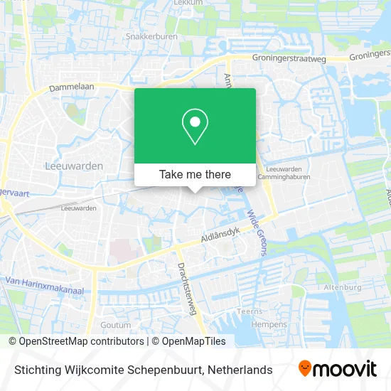 Stichting Wijkcomite Schepenbuurt map