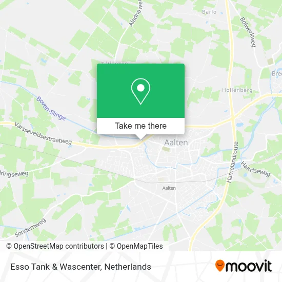 Esso Tank & Wascenter map