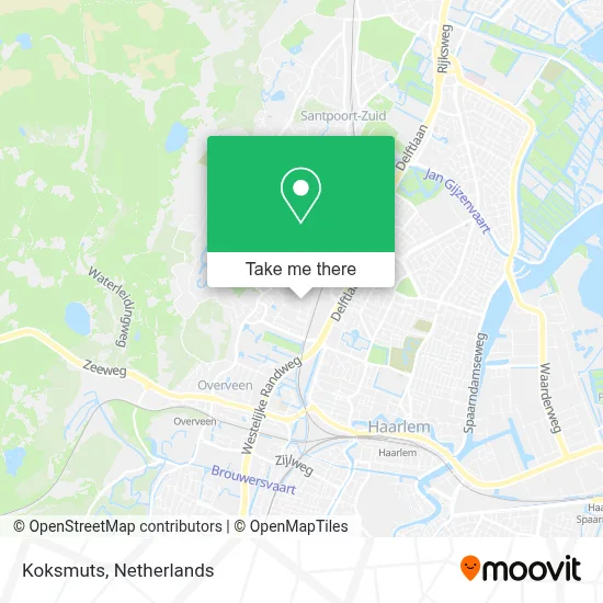 Koksmuts map