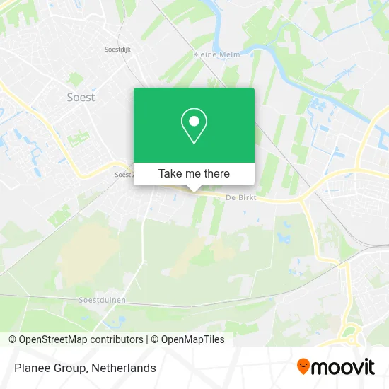 Planee Group map