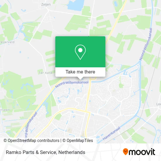 Ramko Parts & Service map