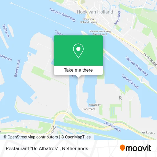 Restaurant "De Albatros". map