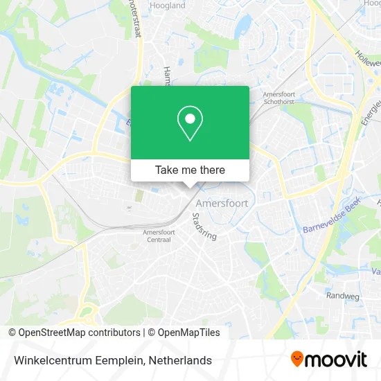 Winkelcentrum Eemplein map