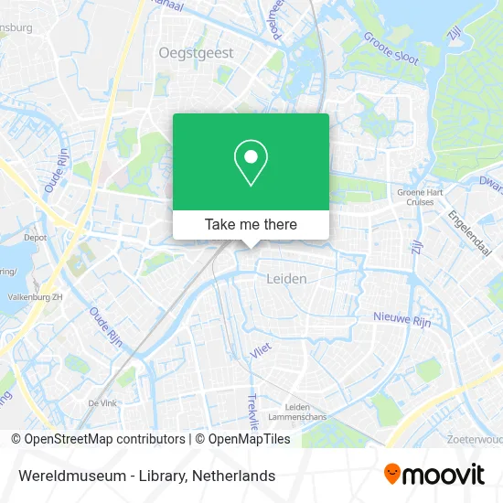 Wereldmuseum - Library map