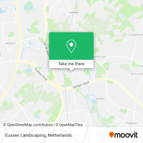 Eussen Landscaping map
