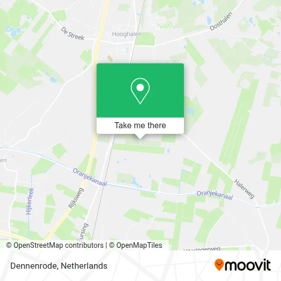 Dennenrode map