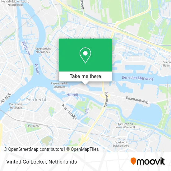 Vinted Go Locker map