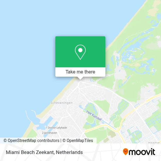 Miami Beach Zeekant map