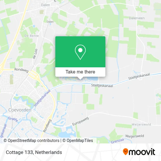 Cottage 133 map