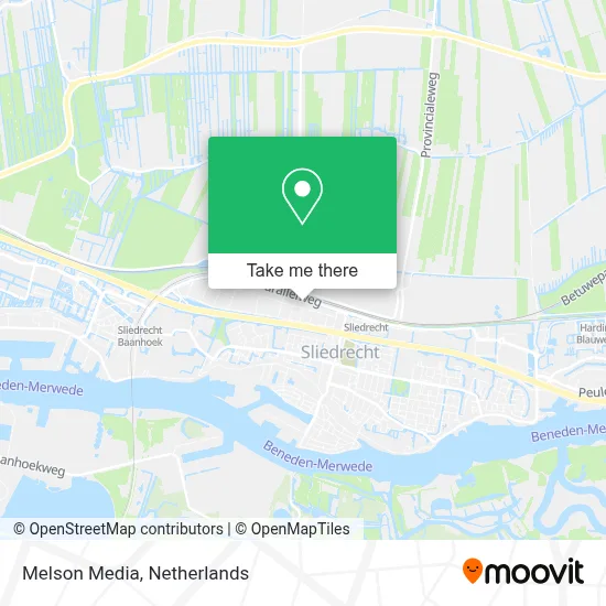 Melson Media map